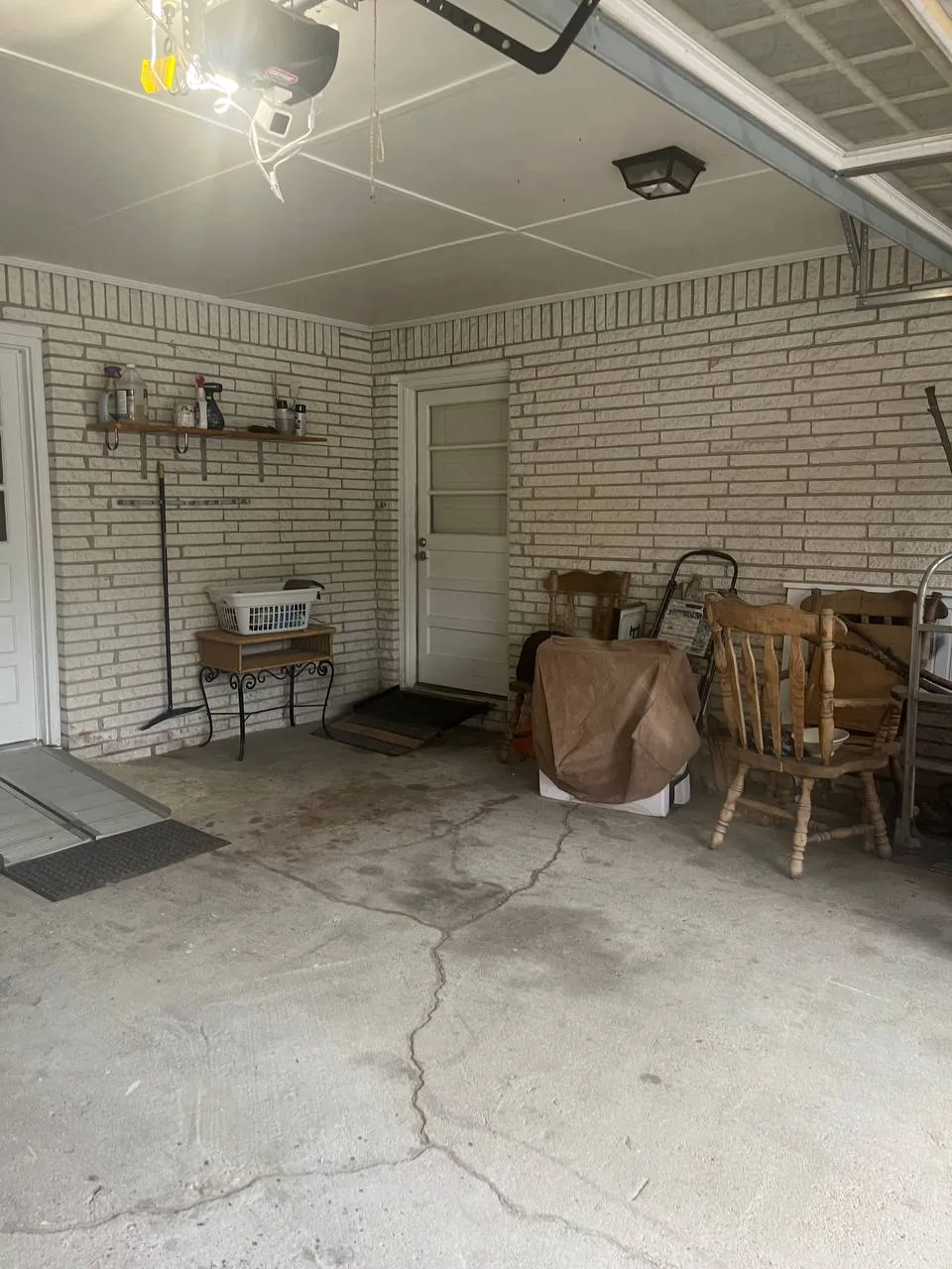 Garage interior — angle one