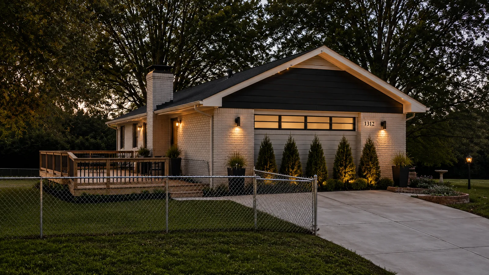 Proposed garage conversion exterior rendering
